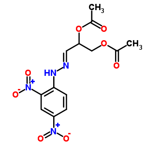 54420-09-6  (3E)-3-[2-(2,4-dinitrophenyl)hydrazinylidene]propane-1,2-diyl diacetate