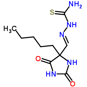 5454-69-3  (2E)-2-[(2,5-dioxo-4-pentylimidazolidin-4-yl)methylidene]hydrazinecarbothioamide
