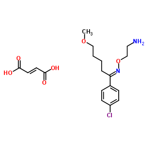 54739-21-8  2-({[(1E)-1-(4-chlorophenyl)-5-methoxypentylidene]amino}oxy)ethanamine (2E)-but-2-enedioate (1:1)