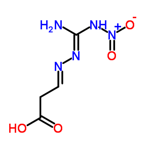 54978-20-0  (3E)-3-{(2E)-[amino(nitroamino)methylidene]hydrazinylidene}propanoic acid