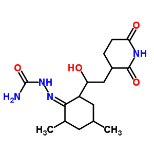 5536-09-4  (2Z)-2-{2-[2-(2,6-dioxopiperidin-3-yl)-1-hydroxyethyl]-4,6-dimethylcyclohexylidene}hydrazinecarboxamide