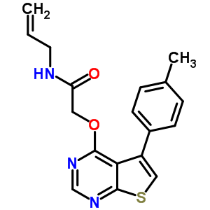 5687-50-3  2-{[5-(4-methylphenyl)thieno[2,3-d]pyrimidin-4-yl]oxy}-N-(prop-2-en-1-yl)acetamide