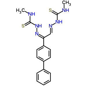 57547-43-0  (2Z)-2-{(2E)-1-(biphenyl-4-yl)-2-[2-(methylcarbamothioyl)hydrazinylidene]ethylidene}-N-methylhydrazinecarbothioamide