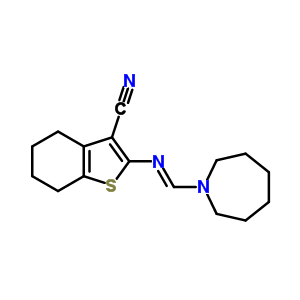 5790-29-4  2-{[(E)-azepan-1-ylmethylidene]amino}-4,5,6,7-tetrahydro-1-benzothiophene-3-carbonitrile