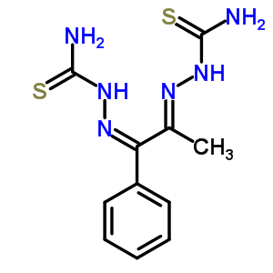 60812-81-9  (2Z,2'E)-2,2'-[(1Z,2E)-1-phenylpropane-1,2-diylidene]dihydrazinecarbothioamide