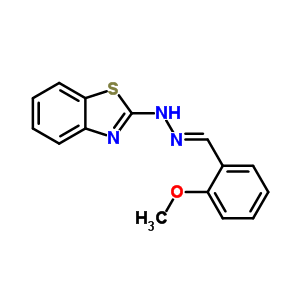 62164-40-3  2-[(2E)-2-(2-methoxybenzylidene)hydrazinyl]-1,3-benzothiazole