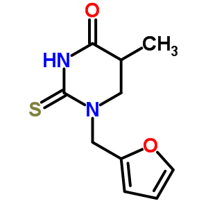 6297-71-8  1-(furan-2-ylmethyl)-5-methyl-2-thioxotetrahydropyrimidin-4(1H)-one