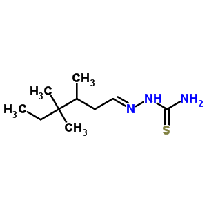 63884-77-5  (2E)-2-(3,4,4-trimethylhexylidene)hydrazinecarbothioamide