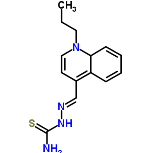 64170-27-0  (2E)-2-[(1-propyl-1,8a-dihydroquinolin-4-yl)methylidene]hydrazinecarbothioamide