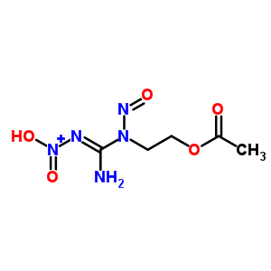 64365-36-2  (2E)-2-[{[2-(acetyloxy)ethyl](nitroso)amino}(amino)methylidene]-1-hydroxy-1-oxohydrazinium