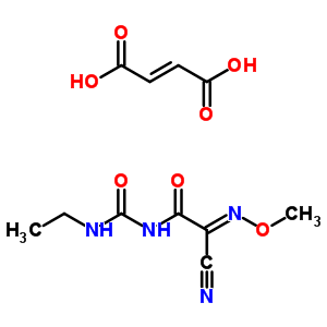 65122-15-8  (2E)-2-cyano-N-(ethylcarbamoyl)-2-(methoxyimino)ethanamide (2E)-but-2-enedioate (1:1)