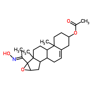 65137-63-5  (20E)-20-(hydroxyimino)-16,17-epoxypregn-5-en-3-yl acetate