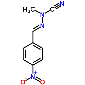 67616-66-4  (2E)-1-methyl-2-(4-nitrobenzylidene)hydrazinecarbonitrile