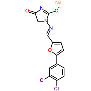 68095-04-5  sodium 1-({(E)-[5-(3,4-dichlorophenyl)furan-2-yl]methylidene}amino)-4-oxo-4,5-dihydro-1H-imidazol-2-olate