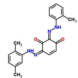 68213-96-7  (2E,6Z)-6-[2-(2,5-dimethylphenyl)hydrazinylidene]-2-[2-(2-methylphenyl)hydrazinylidene]cyclohex-4-ene-1,3-dione