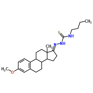 68862-44-2  (2E)-N-butyl-2-[(17E)-3-methoxyestra-1,3,5(10)-trien-17-ylidene]hydrazinecarbothioamide