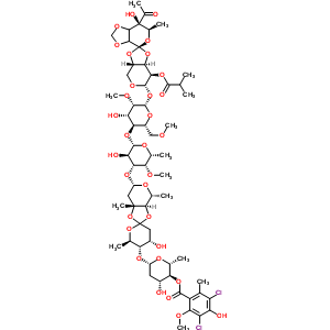 69787-79-7  (2R,3S,4R,6S)-6-{[(3aR,4R,4'S,5'S,6S,6'R,7aR)-6-{[(2S,3R,4R,5S,6R)-2-{[(2R,3S,4S,5S,6S)-6-({(2R,3aS,6S,6'R,7R,7'S,7aR)-7'-acetyl-7'-hydroxy-6'-methyl-7-[(2-methylpropanoyl)oxy]octahydro-4H-2,4'-spirobi[[1,3]dioxolo[4,5-c]pyran]-6-yl}oxy)-4-hydroxy-5-metho