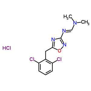 70926-03-3  N'-[5-(2,6-dichlorobenzyl)-1,2,4-oxadiazol-3-yl]-N,N-dimethylimidoformamide hydrochloride (1:1)