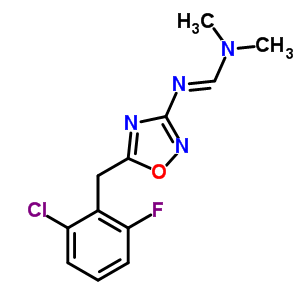 70926-10-2  N'-[5-(2-chloro-6-fluorobenzyl)-1,2,4-oxadiazol-3-yl]-N,N-dimethylimidoformamide