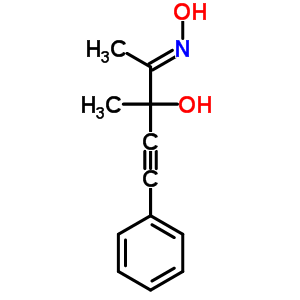 718-21-8  (4E)-4-(hydroxyimino)-3-methyl-1-phenylpent-1-yn-3-ol