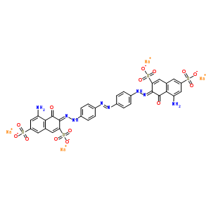72017-89-1  tetrasodium (3Z,3'Z)-3,3'-{(E)-diazene-1,2-diylbis[benzene-4,1-diyl(1Z)hydrazin-2-yl-1-ylidene]}bis(5-amino-4-oxo-3,4-dihydronaphthalene-2,7-disulfonate)