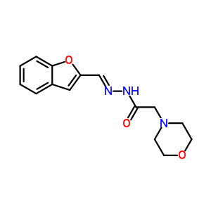 72627-58-8  N'-[(E)-1-benzofuran-2-ylmethylidene]-2-(morpholin-4-yl)acetohydrazide