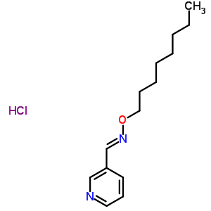 72989-82-3  (E)-N-(octyloxy)-1-(pyridin-3-yl)methanimine hydrochloride (1:1)