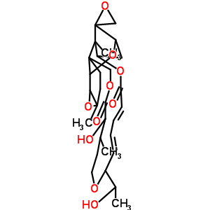 74516-67-9  17-hydroxy-12-(1-hydroxyethyl)-4a,16,22a-trimethyl-1a,4a,5,16,17,21,22,22a-octahydro-1bH,3H,14H-spiro[3,5-methanooxireno[h][1,6,12]trioxacyclooctadecino[3,4-d]chromene-4,2'-oxirane]-7,18(12H,15H)-dione