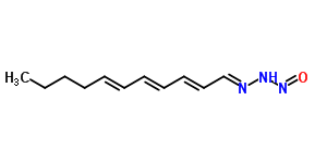 76896-81-6  (3E)-1-oxo-3-[(2E,4E,6E)-undeca-2,4,6-trien-1-ylidene]triazane