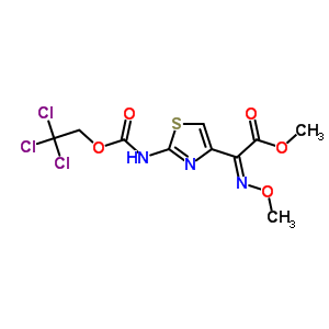 77127-49-2  methyl (2Z)-(methoxyimino)(2-{[(2,2,2-trichloroethoxy)carbonyl]amino}-1,3-thiazol-4-yl)ethanoate