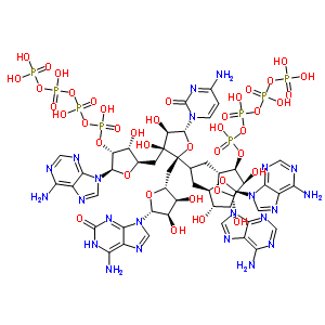 77354-26-8  [(2R,3S,4R,5R)-2-[2-[(2R,3S,4R,5R)-2-[[(2R,3S,4R,5R)-5-(6-amino-2-oxo-1H-purin-9-yl)-3,4-dihydroxy-tetrahydrofuran-2-yl]methyl]-5-(4-amino-2-oxo-pyrimidin-1-yl)-3-[[(2R,3R,4R,5R)-5-(6-aminopurin-9-yl)-3-hydroxy-4-[hydroxy-[hydroxy-(hydroxy-phosphonooxy-ph