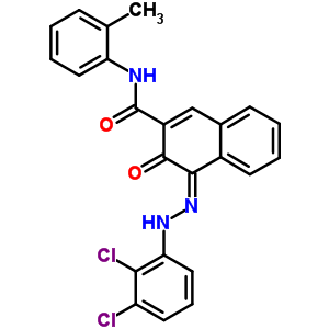 79665-28-4  (4Z)-4-[2-(2,3-dichlorophenyl)hydrazinylidene]-N-(2-methylphenyl)-3-oxo-3,4-dihydronaphthalene-2-carboxamide