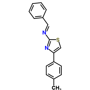 81512-64-3  4-(4-methylphenyl)-N-[(E)-phenylmethylidene]-1,3-thiazol-2-amine