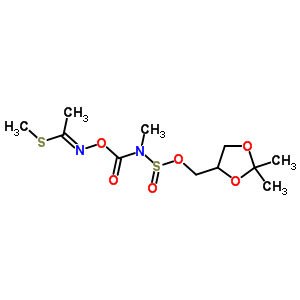 81861-91-8  methyl (1E)-N-{[{[(2,2-dimethyl-1,3-dioxolan-4-yl)methoxy]sulfinyl}(methyl)carbamoyl]oxy}ethanimidothioate