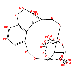 81967-70-6  (1R,7R,8S,17R,19R,26S,28S,38R)-1,13,14,18,18,19,34,35,39,39-decahydroxy-2,5,10,20,23,31-hexaoxo-6,9,24,27,30,40,41-heptaoxanonacyclo[34.3.1.1~15,19~.0~4,38~.0~7,26~.0~8,29~.0~11,16~.0~17,22~.0~32,37~]hentetraconta-3,11,13,15,21,32,34,36-octaen-28-yl 3,4,5