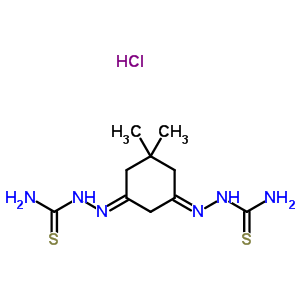 82531-23-5  (2E,2'E)-2,2'-(5,5-dimethylcyclohexane-1,3-diylidene)dihydrazinecarbothioamide hydrochloride (1:1)