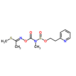 84384-89-4  methyl (1E)-N-[(methyl{[2-(pyridin-2-yl)ethoxy]sulfinyl}carbamoyl)oxy]ethanimidothioate