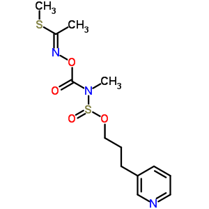 84384-90-7  methyl (1E)-N-[(methyl{[3-(pyridin-3-yl)propoxy]sulfinyl}carbamoyl)oxy]ethanimidothioate
