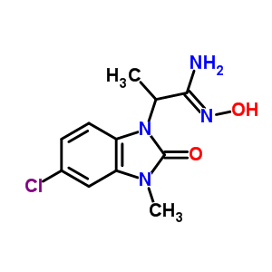 85475-52-1  (1Z)-2-(5-chloro-3-methyl-2-oxo-2,3-dihydro-1H-benzimidazol-1-yl)-N'-hydroxypropanimidamide