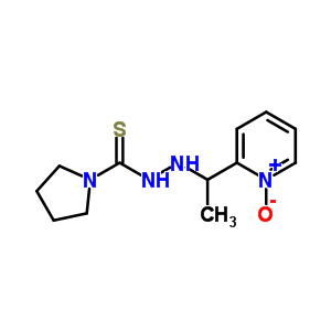 87587-15-3  N'-[1-(1-oxidopyridin-2-yl)ethyl]pyrrolidine-1-carbothiohydrazide