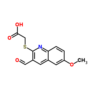 884497-65-8  [(3-formyl-6-methoxyquinolin-2-yl)sulfanyl]acetic acid