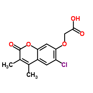 884497-67-0  [(6-chloro-3,4-dimethyl-2-oxo-2H-chromen-7-yl)oxy]acetic acid