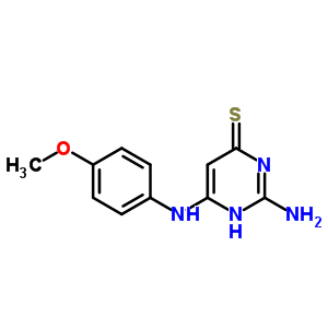 91089-12-2  2-amino-6-[(4-methoxyphenyl)amino]pyrimidine-4(1H)-thione