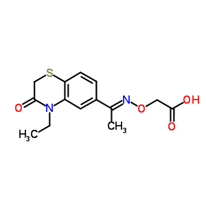 91119-87-8  ({[(1E)-1-(4-ethyl-3-oxo-3,4-dihydro-2H-1,4-benzothiazin-6-yl)ethylidene]amino}oxy)acetic acid