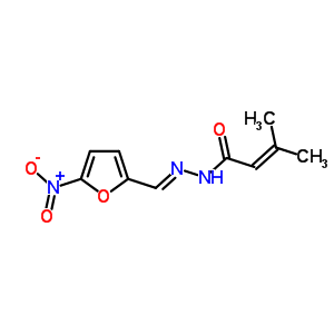 91687-56-8  3-methyl-N'-[(E)-(5-nitrofuran-2-yl)methylidene]but-2-enehydrazide