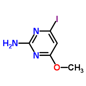 4-iodo-6-methoxypyrimidin-2-amine 100594-13-6