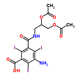 122731-59-3  3-amino-5-{[2,3-bis(acetyloxy)propyl]carbamoyl}-2,4,6-triiodobenzoic acid