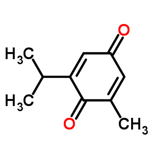 17603-88-2  2-methyl-6-(1-methylethyl)cyclohexa-2,5-diene-1,4-dione