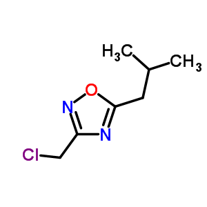189130-85-6  3-(chloromethyl)-5-(2-methylpropyl)-1,2,4-oxadiazole