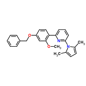 211495-29-3  2-[4-(benzyloxy)-2-methoxyphenyl]-6-(2,5-dimethyl-1H-pyrrol-1-yl)pyridine